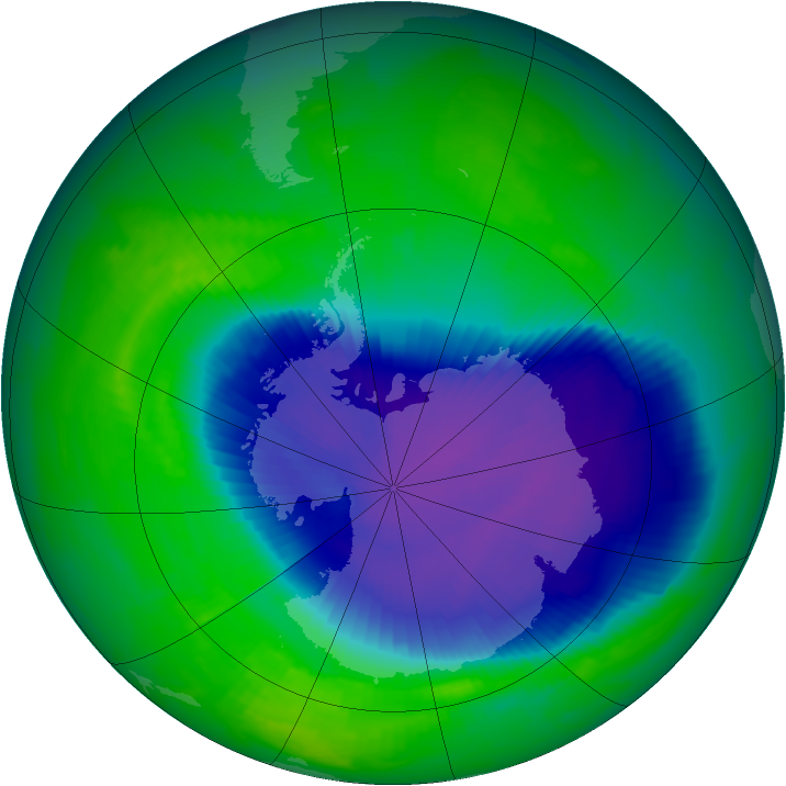 Ozone Map 1996-10-29